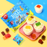 Pack de blocs gélifiés 4D en vrac - Blocs comestibles créatifs pour enfants 264 g